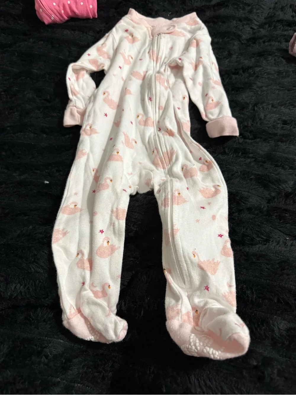 Carter's Assorted Girls' One-Piece Footies in Pink, Blue, Mint & Cream